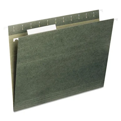 175556__25614.1595353268.386.513.webp Hanging File Folders, 1/5 Tab, 11 Point Stock, Legal, Standard Green, 25/Box