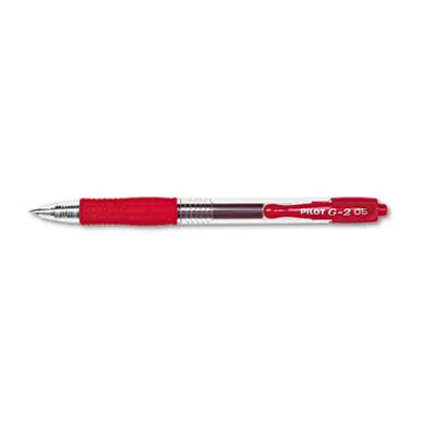 76084__61718.1595352944.386.513.webp G2 Premium Retractable Gel Ink Pen, Refillable, Red Ink, .5mm, Dozen