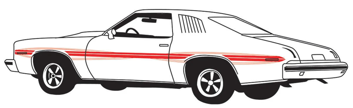 decal-1973-lemans-body-stripe-kit-gt-G2418.webp Decal, 1973 Lemans, Body Stripe Kit, GT