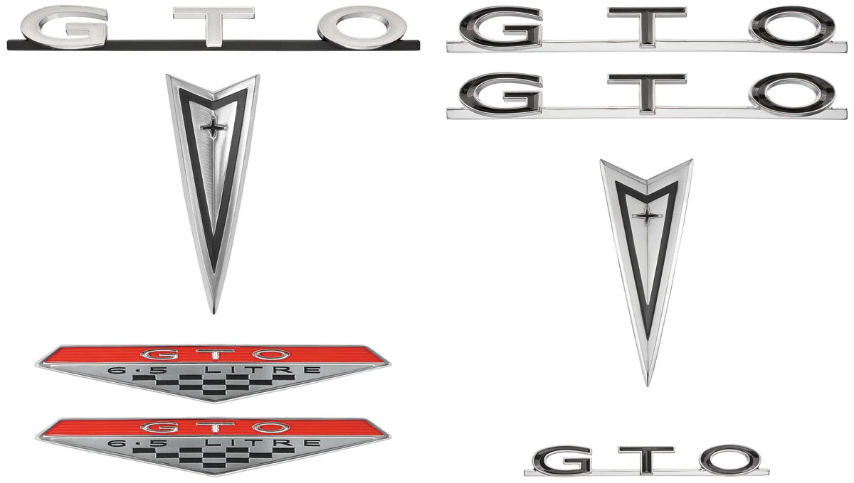 emblem-kit-1965-gto-exterior-G241791.webp Emblem Kit, 1965 GTO, Exterior