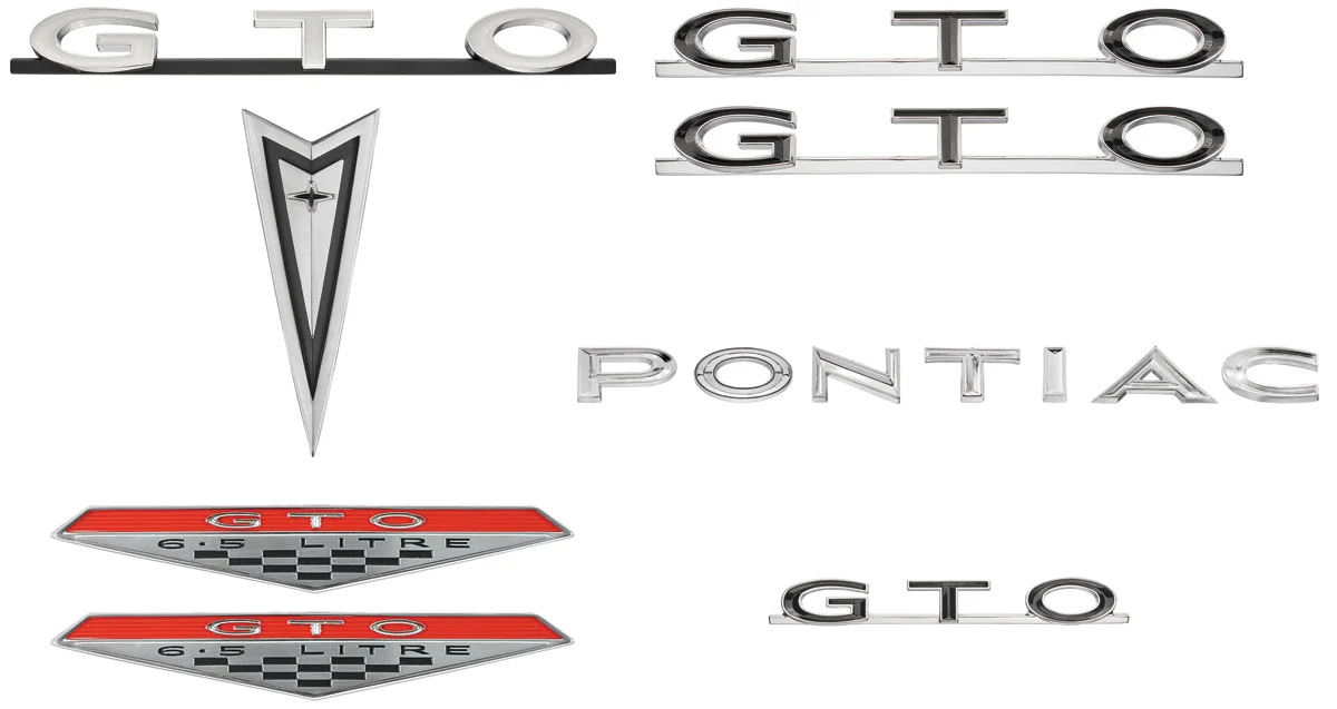emblem-kit-1966-gto-exterior-G241792.webp Emblem Kit, 1966 GTO, Exterior