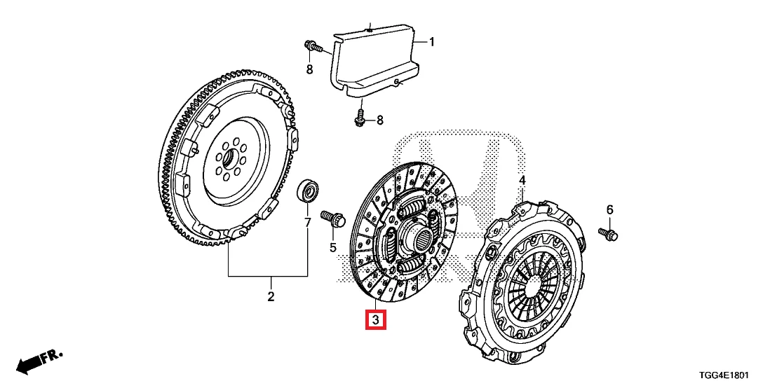 honda-oem-hon-22200-5de-003-158276878339.webp Honda OEM Friction Disk | 2017-2021 Honda Civic Type-R (22200-5DE-003)