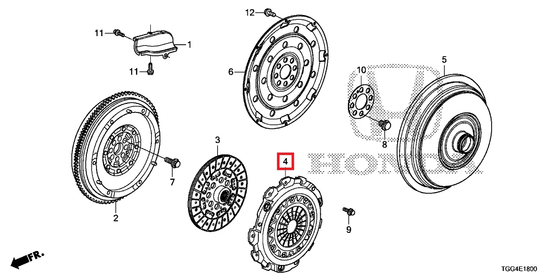 honda-oem-hon-22300-5cc-003-141379010563.webp Honda OEM Pressure Plate | 16-21 Honda Civic 1.5T/Si & 18-19 Accord Sport (22300-5CC-003)