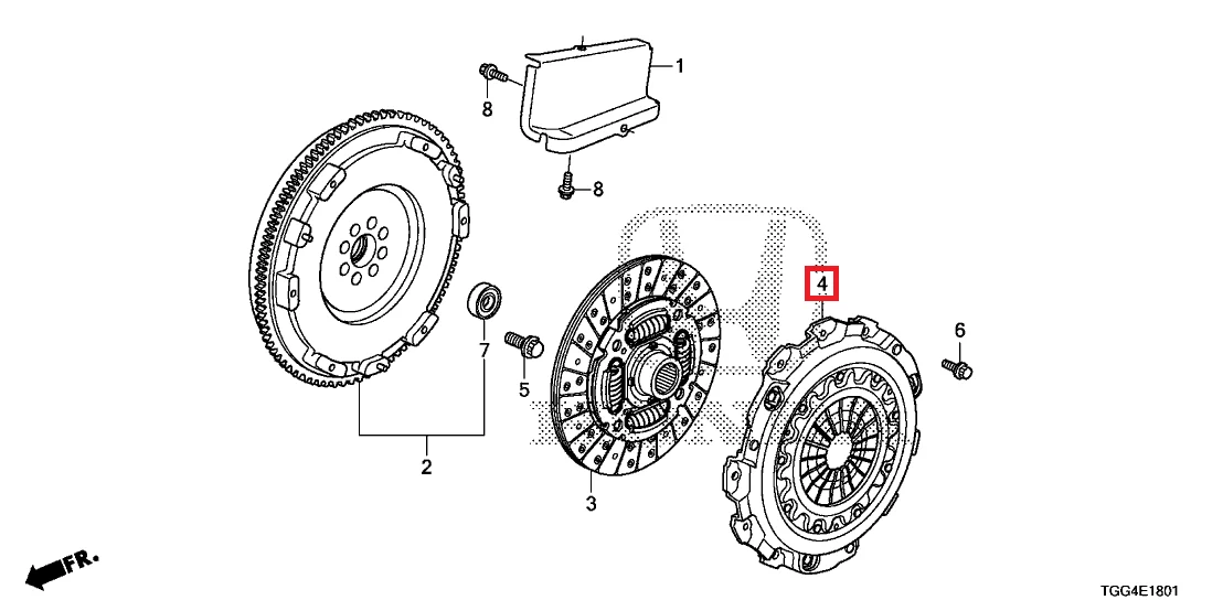 honda-oem-hon-22300-5de-003-158285135875.webp Honda OEM Pressure Plate | 2017-2021 Honda Civic Type-R (22300-5DE-003)