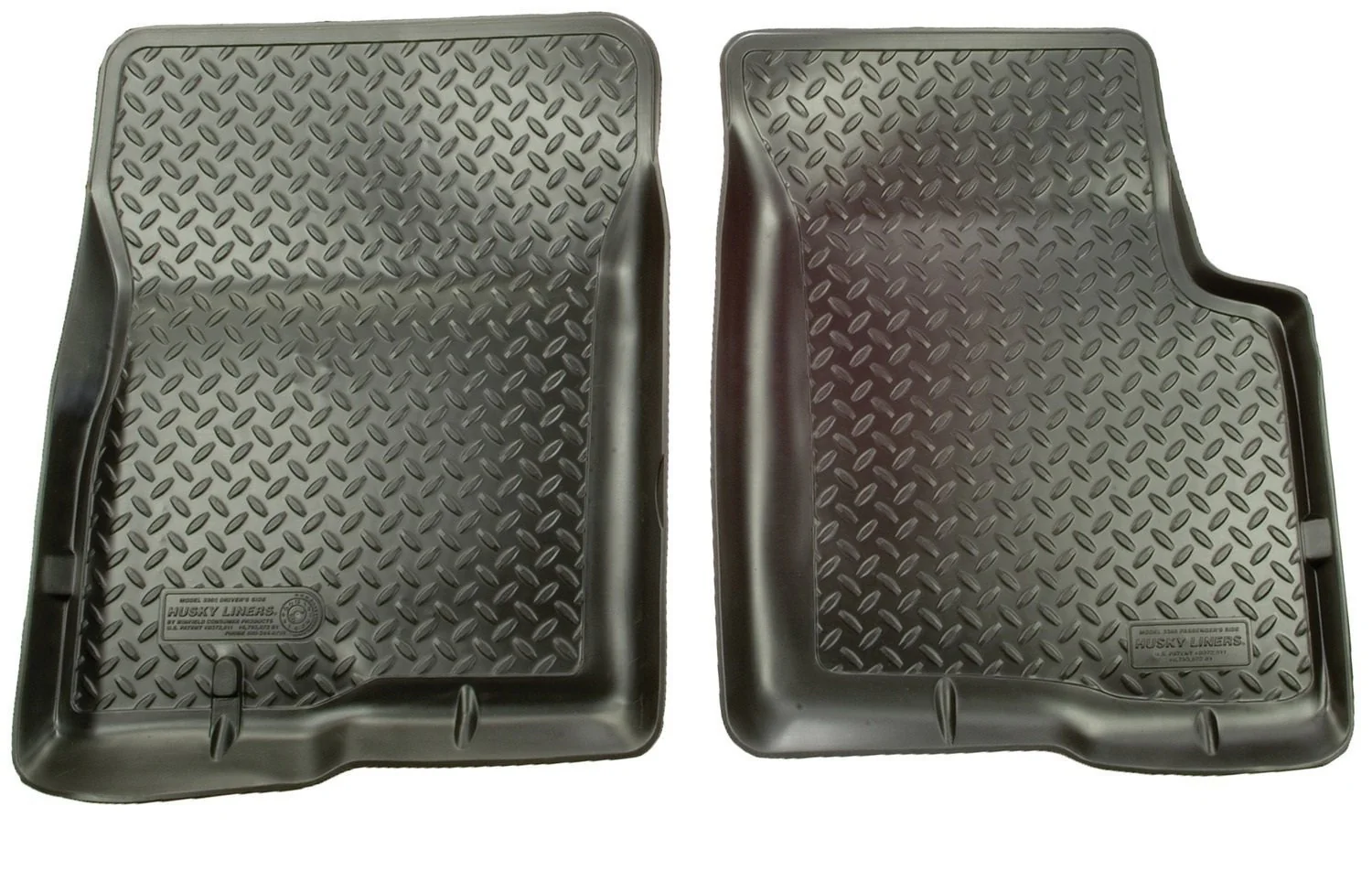 1995-2005 GM S-Series/Sonoma/Blazer/Jimmy/Bravada Classic Style Black Floor Liners by Husky Liners (32311)
