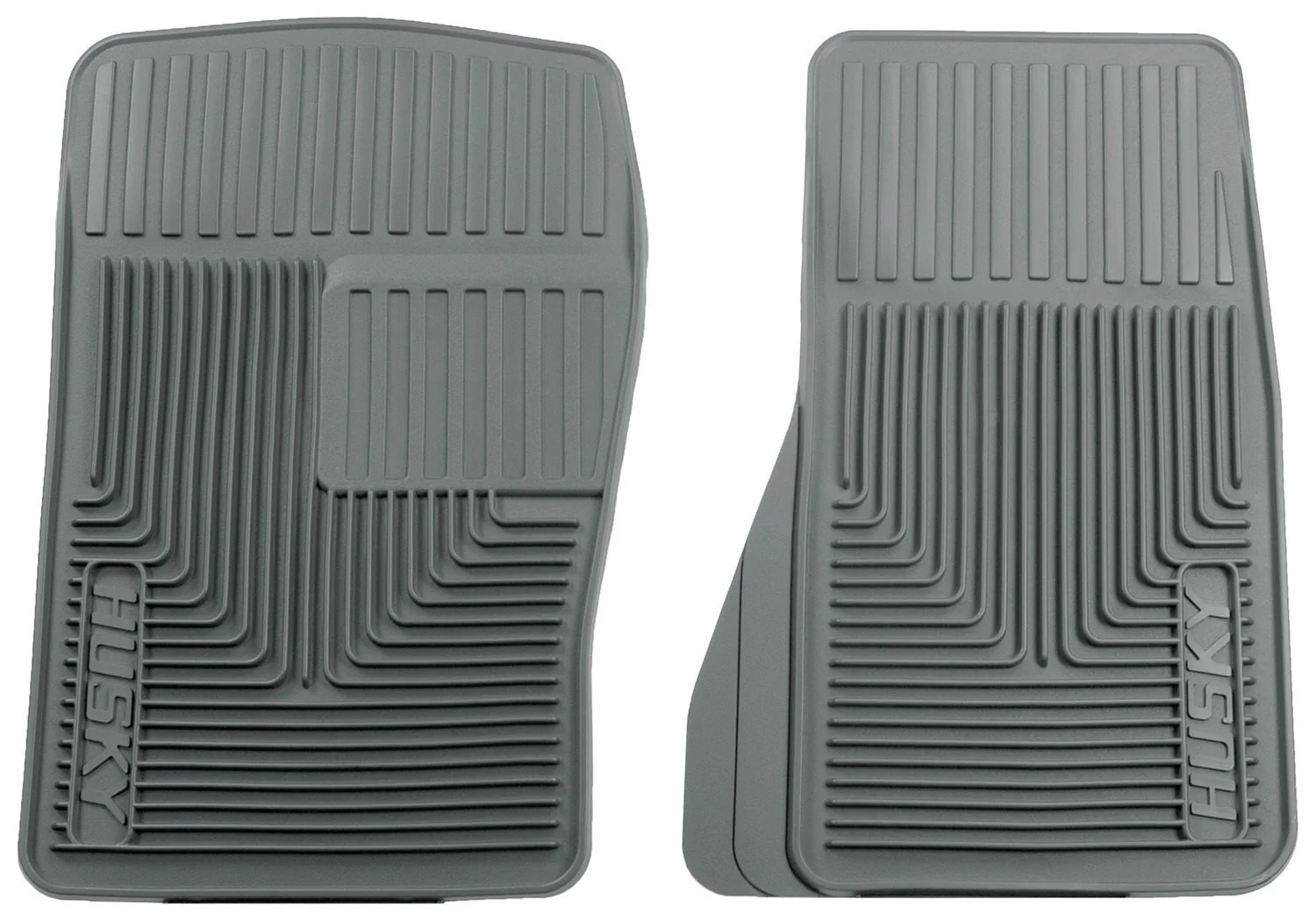 1998-2003 Dodge Durango/01-04 Chevy S-10 Pickup Heavy Duty Gray Front Floor Mats by Husky Liners (51072)