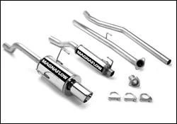 magnaflow-mag-15712-3811505859.webp 2001-2005 Honda Civic Cat Back Exhaust; Single Rear Exit by Magnaflow (15712)